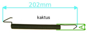 SPRĘŻYNA REG KOSZENIA KOSIARKI FAWORYT GYK46 51