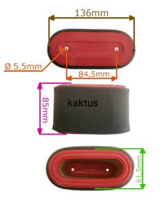 FILTR POWIETRZA MPS 84 / SD 98 118551406/0
