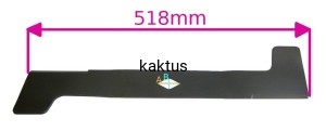LISTWA TNĄCA 518 MM MURRAY PRAWA
