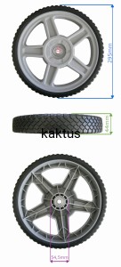 KOŁO FI 295 TYŁ HORTMASZ JL56-C1 LV56-C1 12CALI