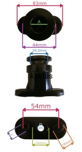 PIASTA NOŻA KOSIARKI NAC LS42-375 LS42-450E 22MM