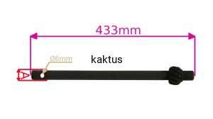 WAŁEK UKŁADU KIEROWNICZEGO MTD 738-0763