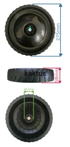 KOŁO FI275 KOSIARKI HORTMASZ D1401H  68C 1578