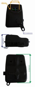 TŁUMIK KOSY NAC WLBC430B-2ZTU WLBC520B-2ZTU