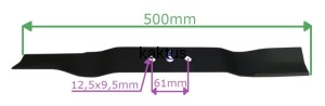 LISTWA TNĄCA 500 MM HORTMASZ DYM 1578 ZBIERAJĄCA