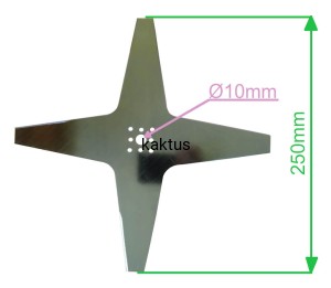 STIGA NÓŻ ROBOTA STIGA 125 127 200 225S T4 PŁASKI